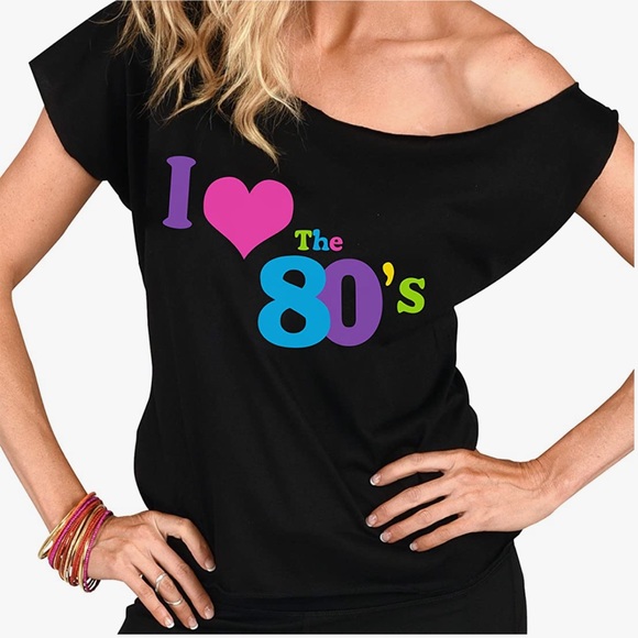 Kangaroo Mfg Tops New I The 8s Shirt Rockin The 80s Halloween Size